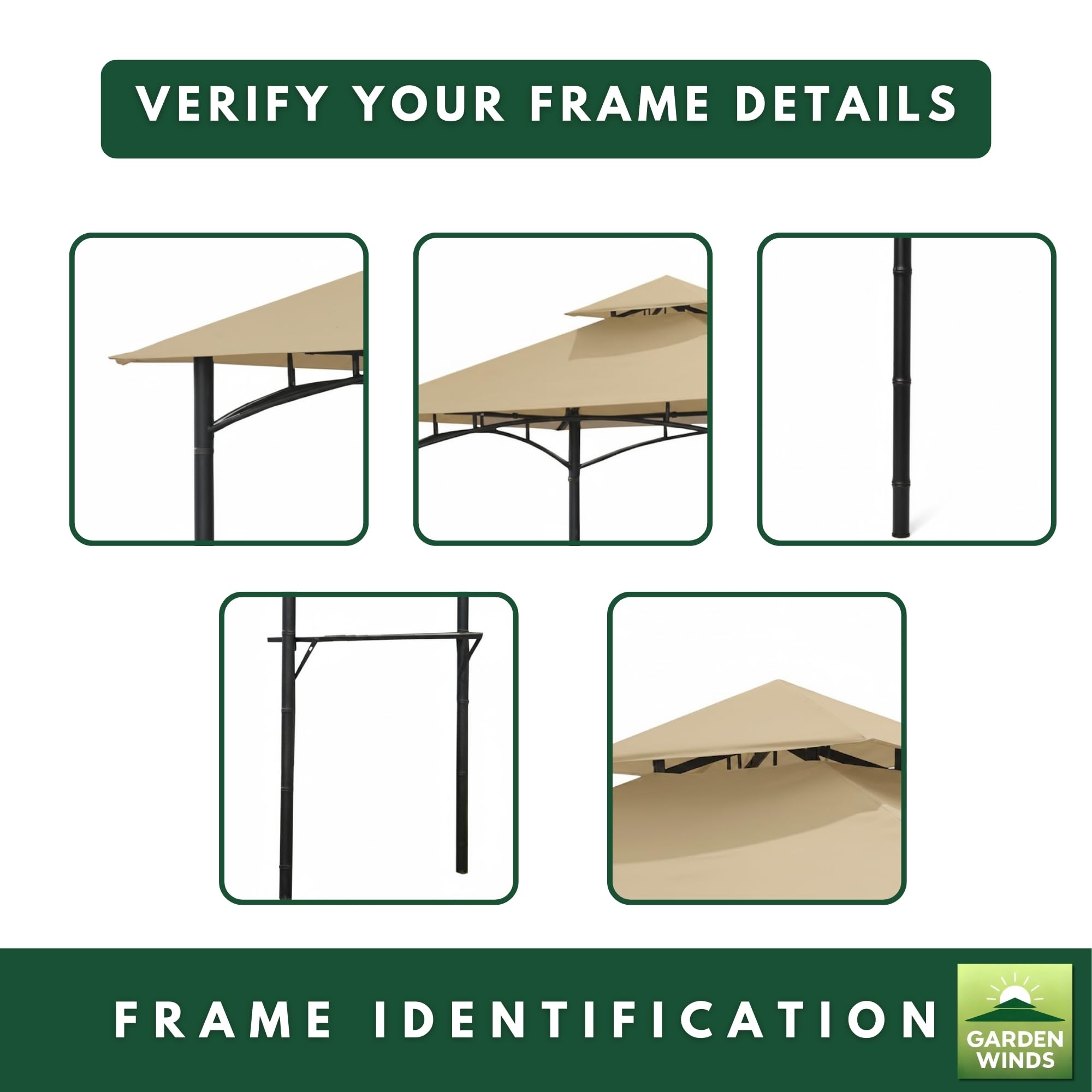 Amazon.com : Garden Winds Durable 350 Replacement Canopy Top
